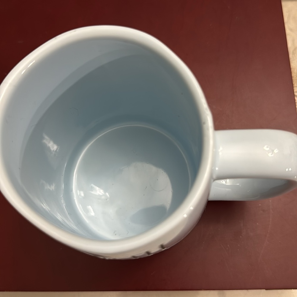 Rae Dunn Disney Frozen "Worth Melting For" mug with an Olaf mug topper - Picture 5 of 6